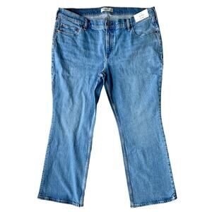 Abercrombie & Fitch Jeans Womens Size 18S Low Rise Boot Cut Denim Normcore Pants